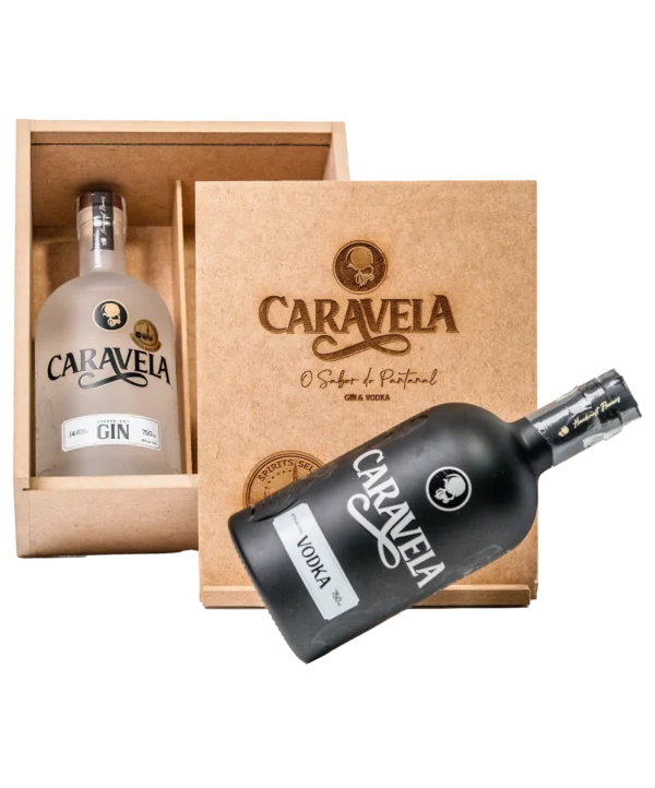 Kit Gin & Vodka Caravela 750ml - Imagem 3
